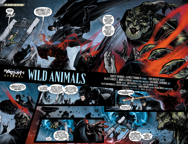 Illustration for article titled Exclusive DC preview: The Dark Knight partners with Killer Croc in Batman Eternal #20